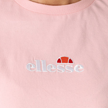 Ellesse - Tee Shirt Crop Femme Fireball SGB06838 Rose