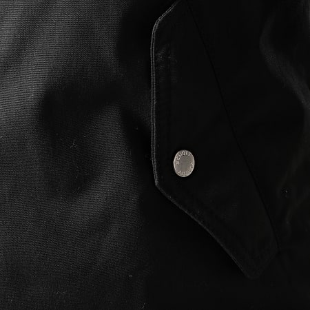 Schott NYC - Jeth X Giacca con zip in pelliccia nera
