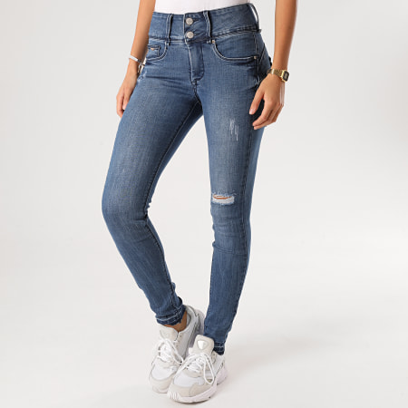 Tiffosi Jean Skinny Femme Double Up 269 Bleu Denim LaBoutiqueOfficielle