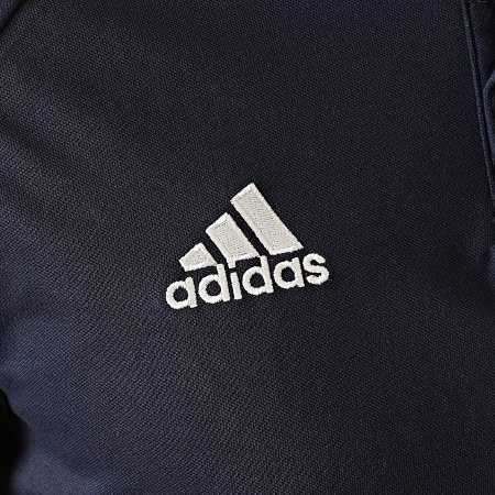 Adidas Performance - Polo Manches Courtes A Bandes Juventus FR4290 Bleu Marine