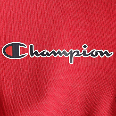 Champion - Sweat Crewneck A Bandes 214786 Rouge