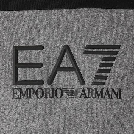 EA7 Emporio Armani - Tee Shirt 6HPT52-PJT3Z Gris Anthracite Chiné Noir