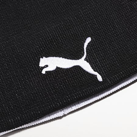 Puma - Bonnet Réversible Liga Noir Blanc