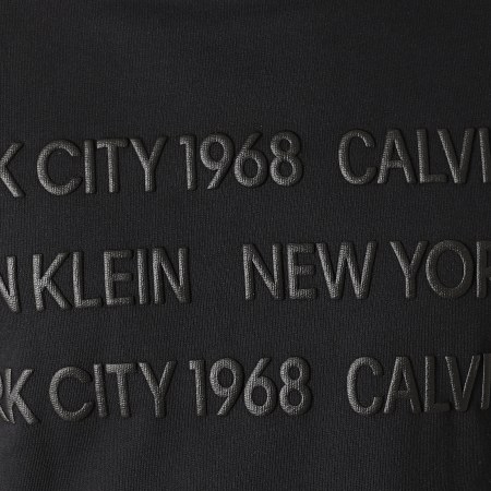 Calvin Klein - Sweat Crewneck Long Sleeve Light 5956 Noir