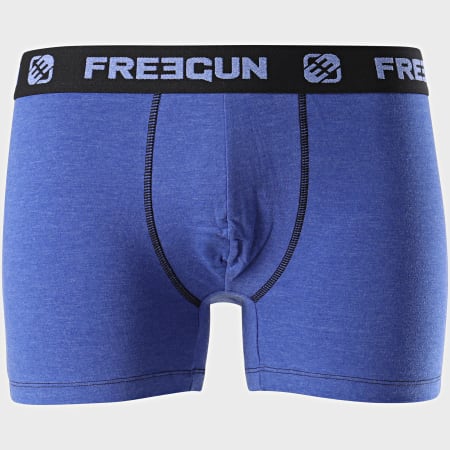 Freegun - Boxer Coton Ultrasoft Bleu Roi