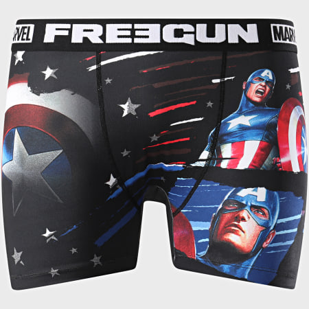Freegun - Boxer Avengers Captain America Noir