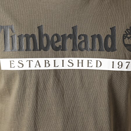 Timberland - Tee Shirt Established 1973 A2BV6 Vert Kaki