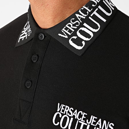 Versace Jeans Couture - Polo Manches Courtes B3GZB7T1-36571 Noir