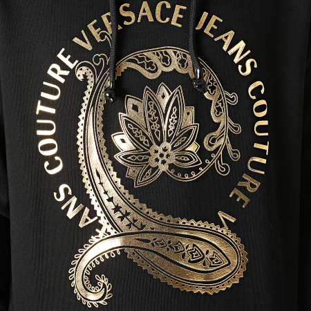 Versace Jeans Couture - Sweat Capuche B7GZA7EC-30310 Noir Doré