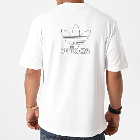 Adidas Originals - Tee Shirt B+F Trefoil GE0825 Blanc