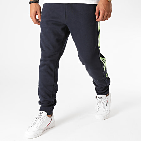 adidas - Pantalon Jogging A Bandes 3 Stripes GL7457 Bleu Marine