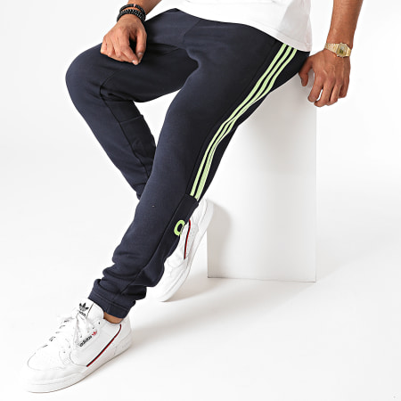 adidas - Pantalon Jogging A Bandes 3 Stripes GL7457 Bleu Marine