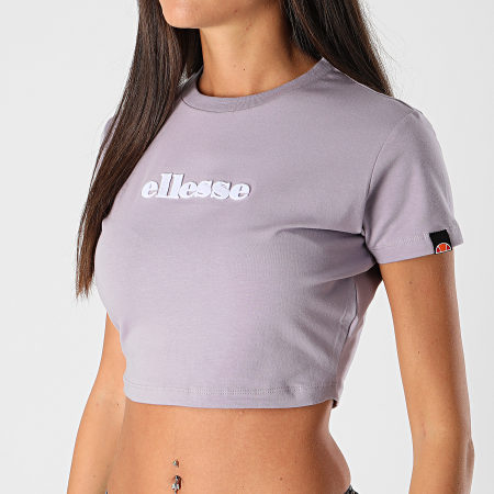 Ellesse - Tee Shirt Crop Femme Siderea SGG09623 Mauve