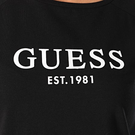 Guess - Tee Shirt Femme Manches Longues O0BI01-KABQ0 Noir