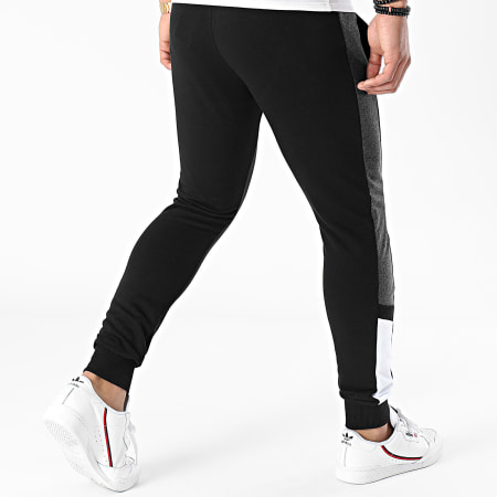 LBO - Pantalon Jogging Tricolore 1337 Noir Gris Blanc