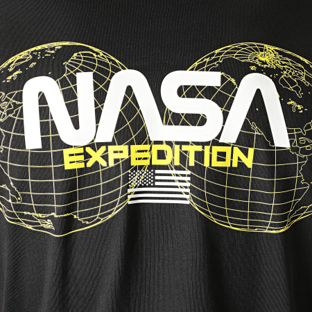 NASA - Tee Shirt Expedition Back Noir Jaune