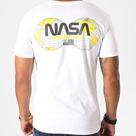 NASA - Tee Shirt Expedition Back Blanc Jaune