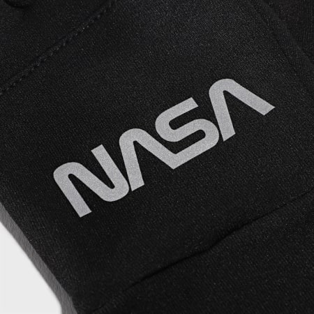 NASA - Gants Worm Logo Noir Reflective