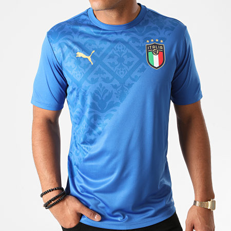 Puma - Tee Shirt FIGC Stadium Home 757953 Bleu Azur