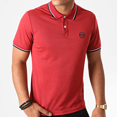 Sergio Tacchini - Polo Manches Courtes Reed 020 38710 Rouge Brique