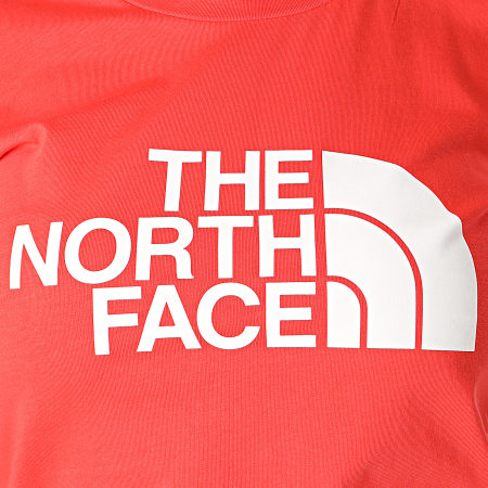 The North Face - Tee Shirt Femme Easy 56R1 Orange Foncé