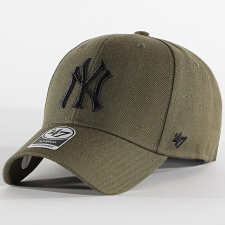'47 Brand - Casquette MVP Adjustable New York Yankees Vert Kaki Noir