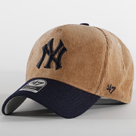 '47 Brand - Casquette MVP Adjustable Corduroy New York Yankees Marron