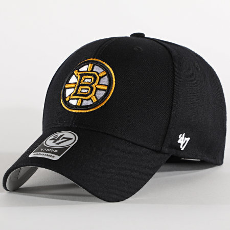 '47 Brand - Gorra ajustable Boston Bruins MVP negra