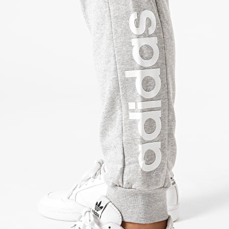 Adidas Sportswear - Pantalon Jogging A Bandes Essentials Colorblock GD5472 Gris Chiné