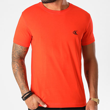 Calvin Klein - Tee Shirt Essential Slim 4544 Orange