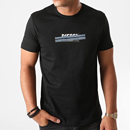 Diesel - Tee Shirt Diegos A00359-0CATM Noir