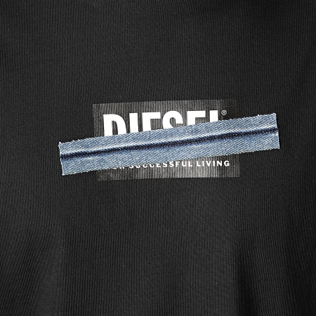 Diesel - Tee Shirt Manches Longues Just A01038-0CATM Noir