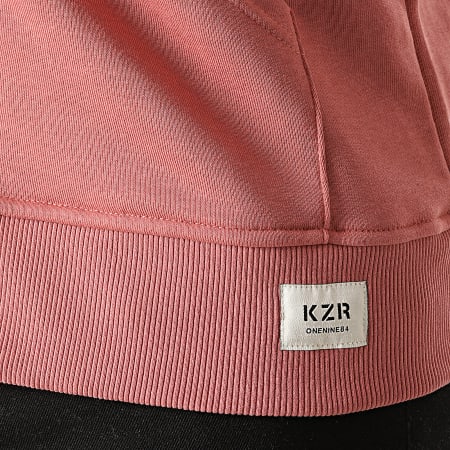 KZR - Sweat Zippé Capuche B025 Rose