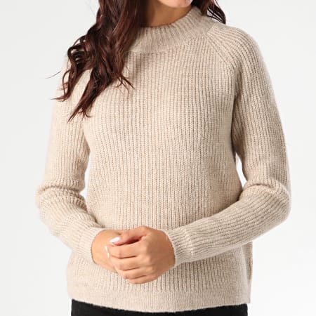 Only - Pull Femme Jade Beige Chiné