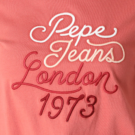 Pepe Jeans - Tee Shirt Femme Lola PL504651 Rose