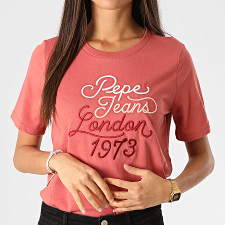 Pepe Jeans - Tee Shirt Femme Lola PL504651 Rose