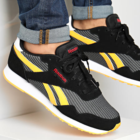 Reebok Baskets Royal Ultra FV0192 Black Gold Vector Red Ryses