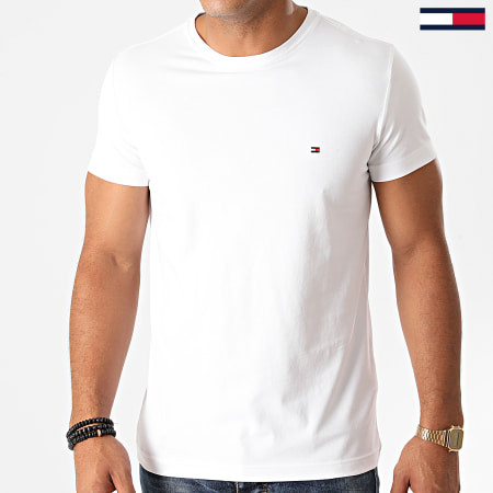 Tommy Hilfiger - Tee Shirt Core Stretch 6625 Blanc