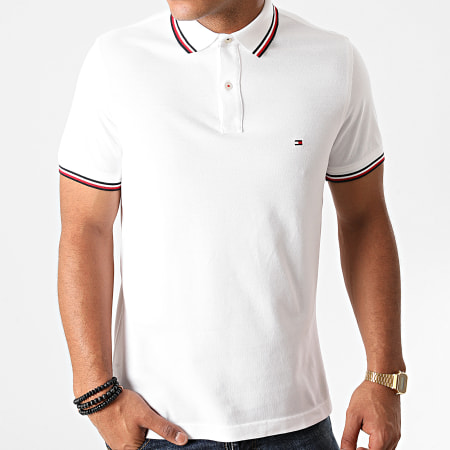 Tommy Hilfiger - Polo a manica corta Core Tommy Tipped 3080 Bianco