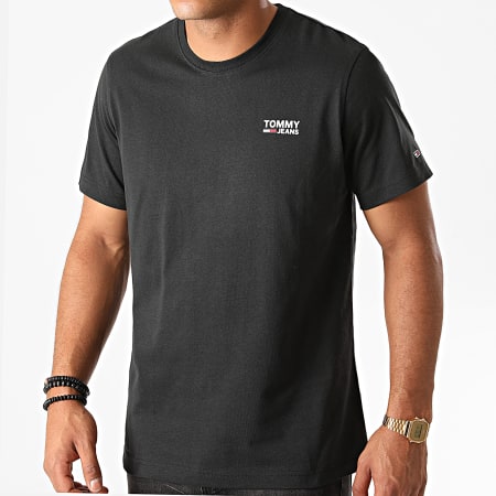 Tommy Jeans - Tee Shirt Corp Logo 9588 Noir
