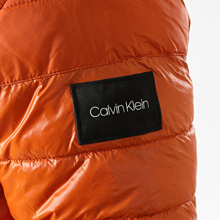 Calvin Klein - Doudoune Capuche Recycled Nylon 5963 Orange