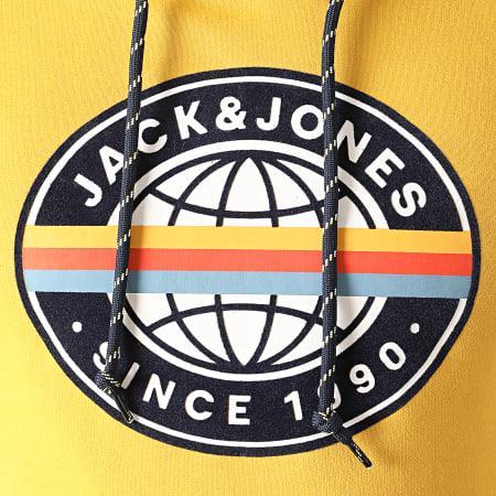 Jack And Jones - Sweat Capuche Workwear Jaune