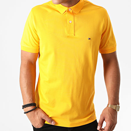 Tommy Hilfiger - Polo Manches Courtes 0765 Jaune
