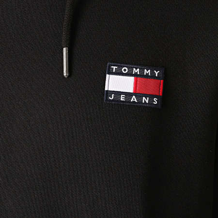 Tommy Jeans - Sweat Capuche Tommy Badge 6593 Noir