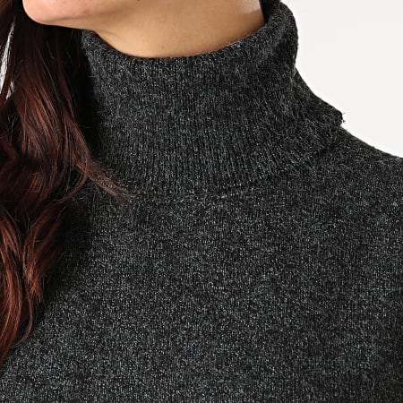 Vero Moda - Donna Brilliant Turtleneck Sweater Dress Grigio antracite
