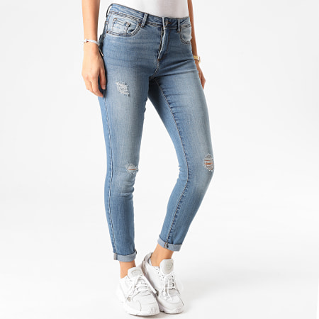 Vero Moda - Jeans slim donna Tanya Blue Denim
