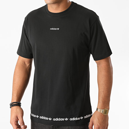 Adidas Originals - Tee Shirt Linear Repeat GD2111 Noir