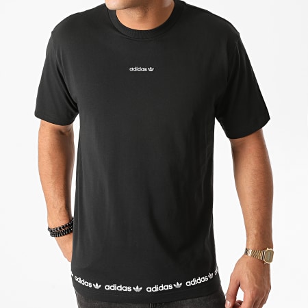 Adidas Originals - Tee Shirt Linear Repeat GD2111 Noir