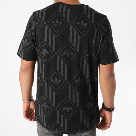 Adidas Originals - Tee Shirt Monogram GD5838 Noir Gris