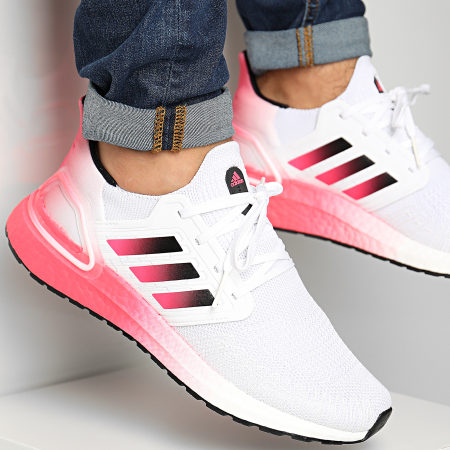 Adidas Sportswear - Baskets Ultraboost 20 EG5177 Footwear White Core Black Signal Pink